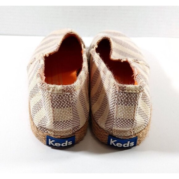 Keds Women Size 10 Brown Espadrilles Fabric Shoes Wf46409m - Picture 5 of 8